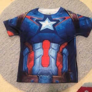 Captain America size 7 t-shirt